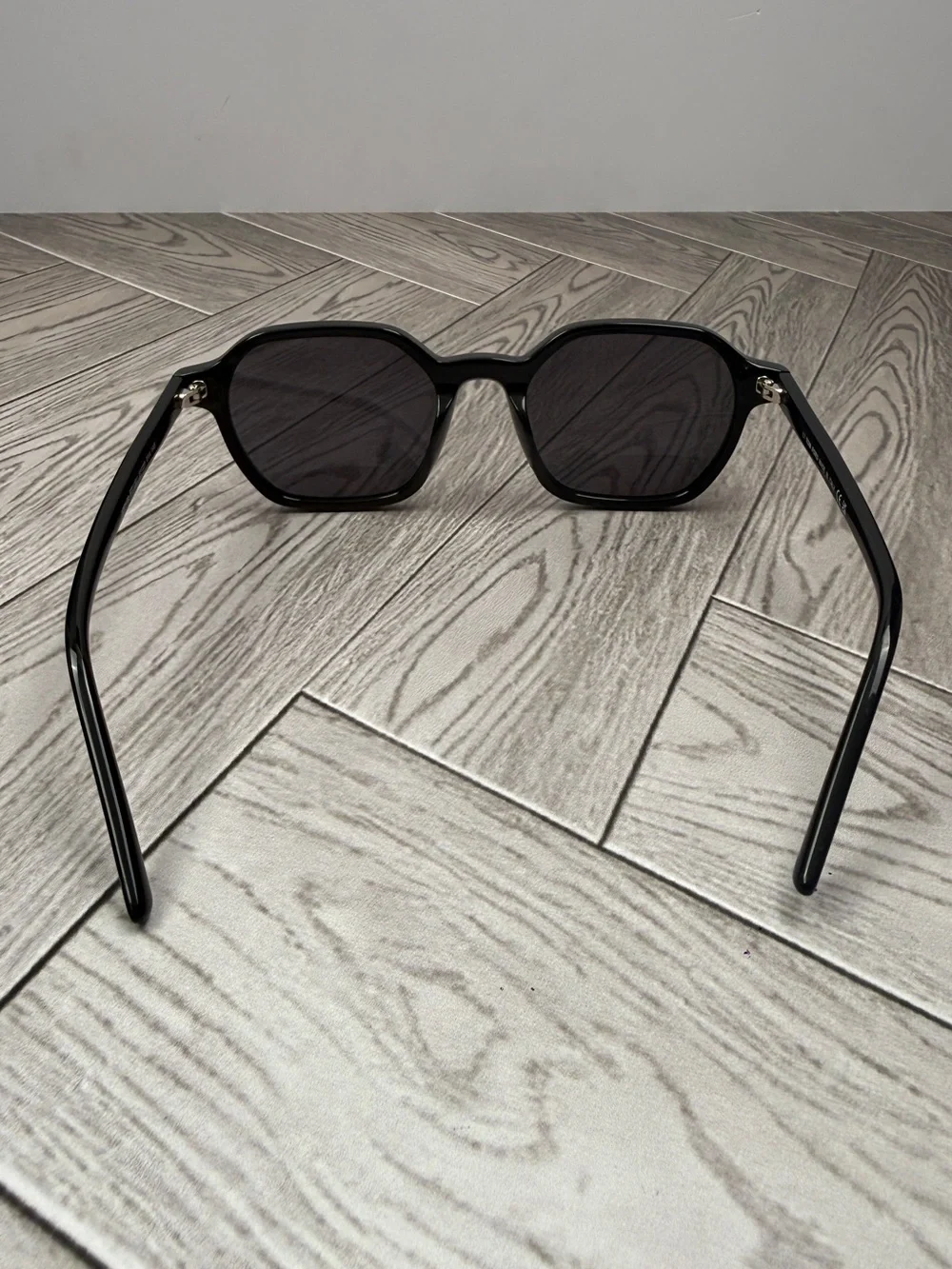 Tom Ford Black Slim Rectangular Men’s Sunglasses